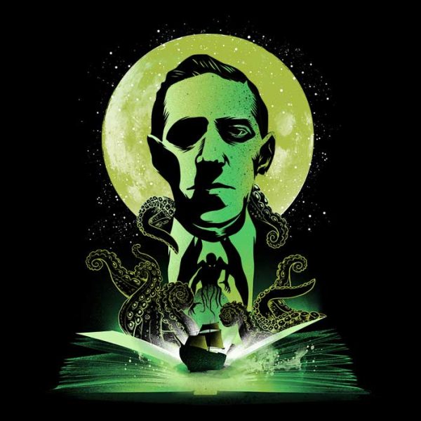 Book of Lovecraft - Throw Pillow Cheap - Image 2