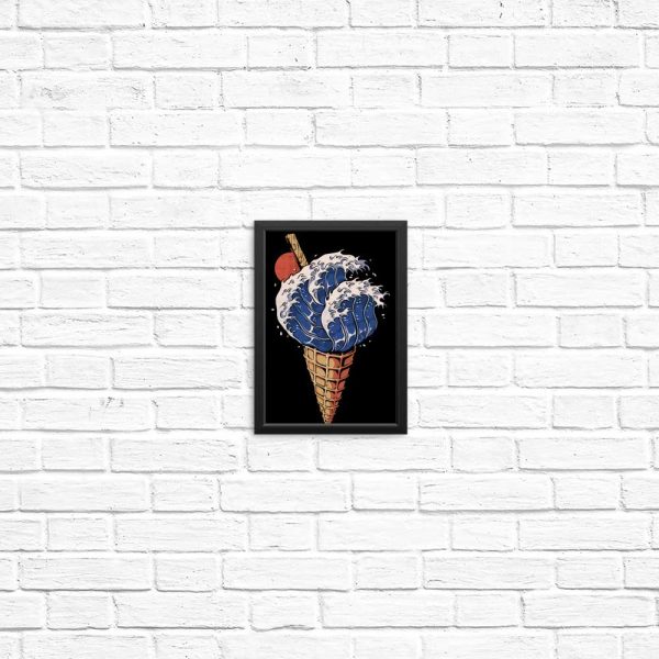 Kanagawa Ice Cream - Posters & Prints Cheap - Image 2