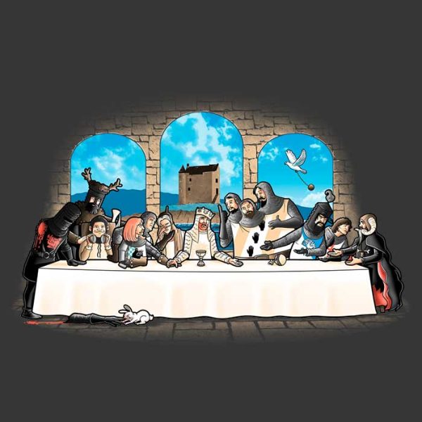 Holy Grail Dinner - Fleece Blanket Hot on Sale - Image 2