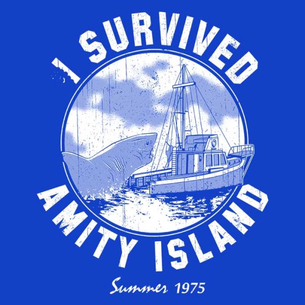 I Survived Amity Island - Sweatshirt For Cheap - Image 2