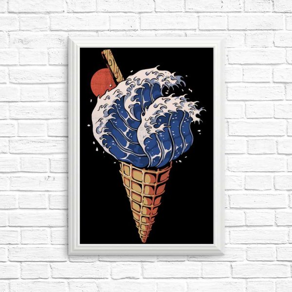 Kanagawa Ice Cream - Posters & Prints Cheap - Image 5
