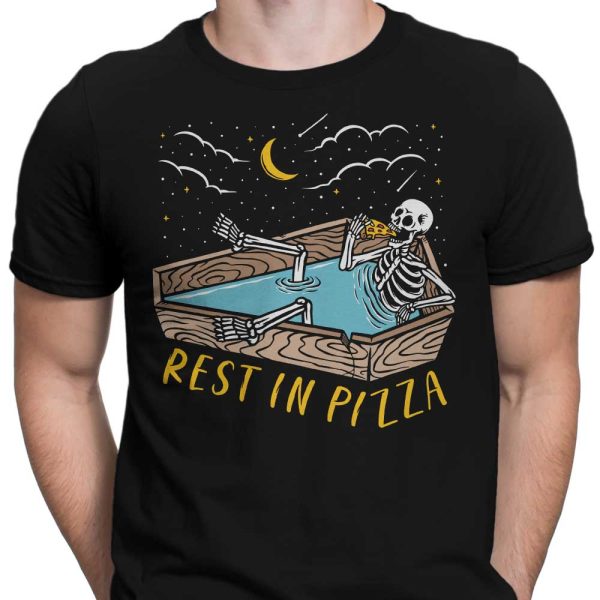 Rest in Pizza - Men s Apparel Cheap - Image 3