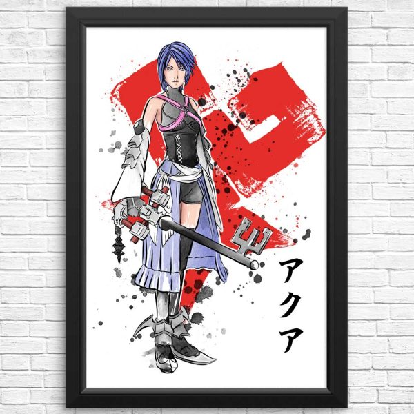 Watercolor Keyblade Master - Posters & Prints Online