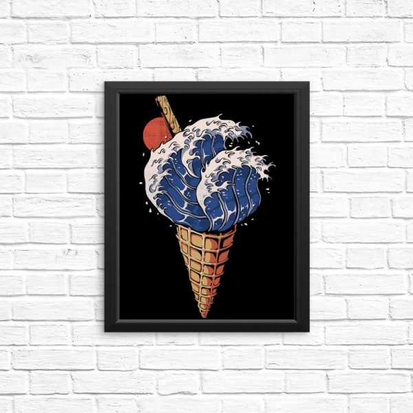 Kanagawa Ice Cream - Posters & Prints Cheap - Image 3