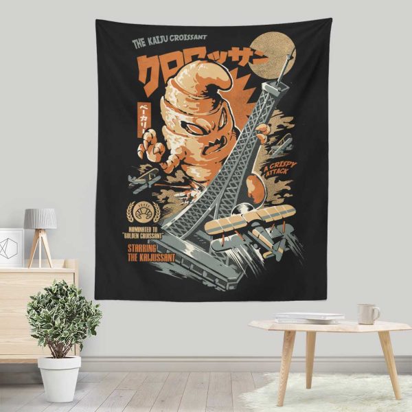 The Kaiju Croissant - Wall Tapestry Sale