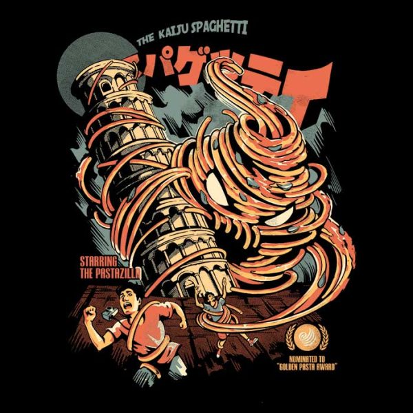 The Kaiju Spaghetti - Ringer T-Shirt For Cheap - Image 2
