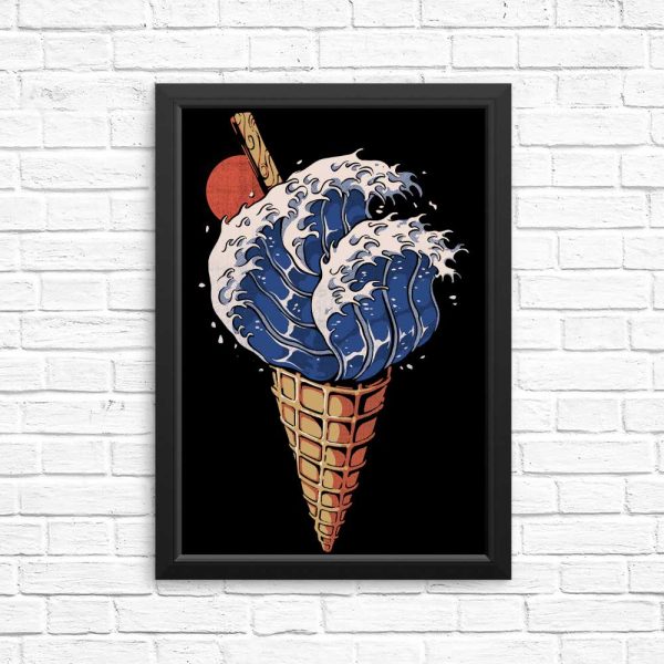 Kanagawa Ice Cream - Posters & Prints Cheap - Image 4