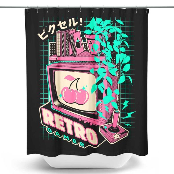Retro Gaming - Shower Curtain on Sale