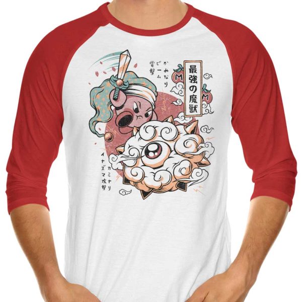 Dreamland Samurai - 3 4 Sleeve Raglan T-Shirt Online