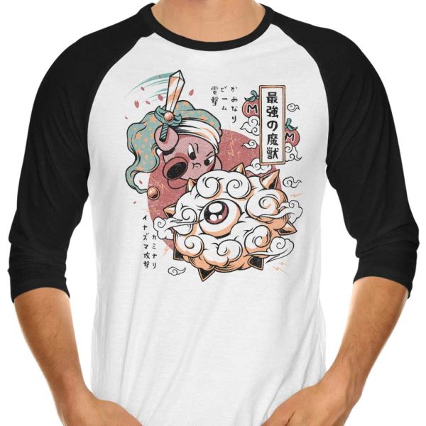 Dreamland Samurai - 3 4 Sleeve Raglan T-Shirt Online - Image 3