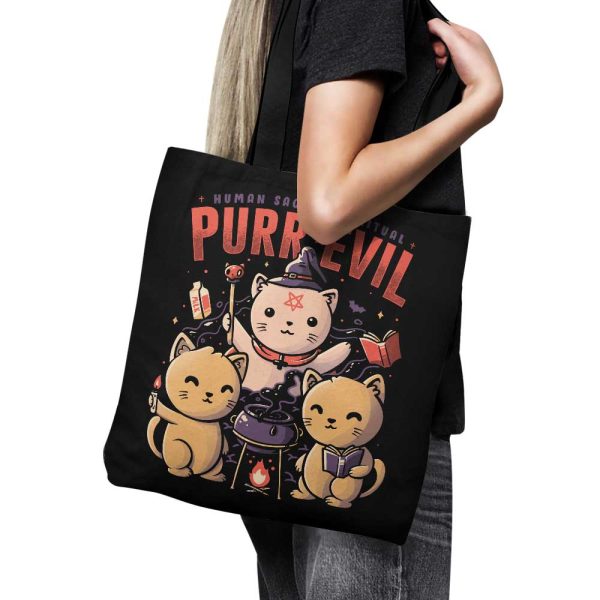 Purr Evil - Tote Bag Online Hot Sale