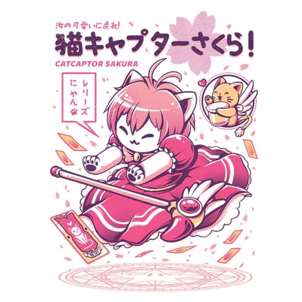 Catcaptor Sakura - Tote Bag For Cheap - Image 2