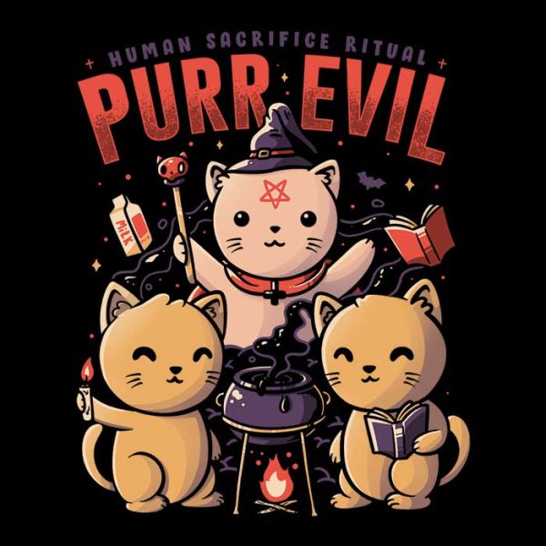 Purr Evil - Tote Bag Online Hot Sale - Image 2
