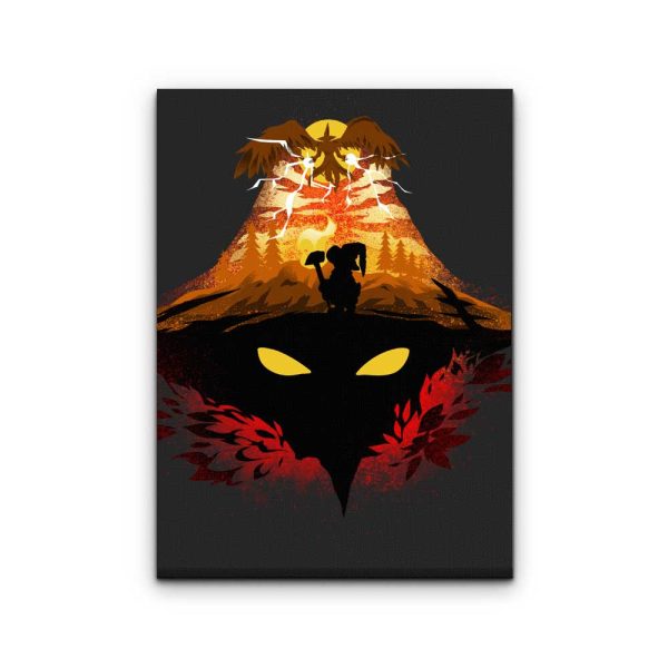 Black Waltz Fight - Canvas Print For Cheap