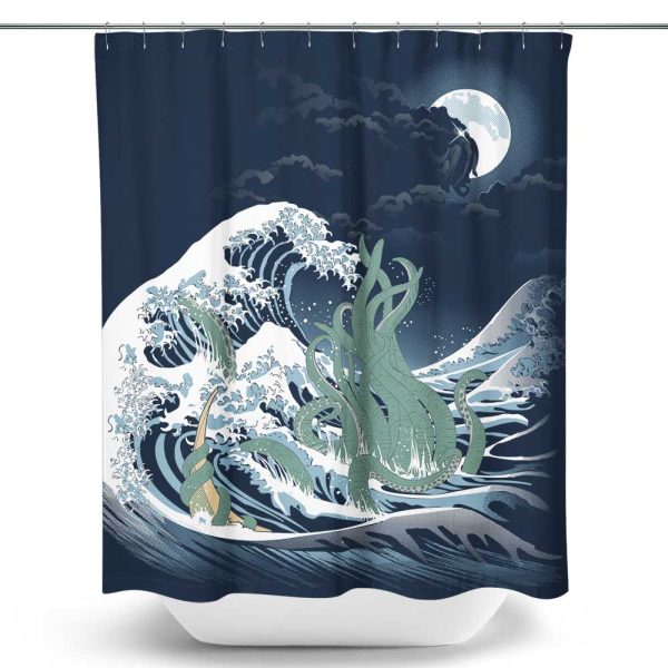 The Wave of R lyeh - Shower Curtain For Cheap