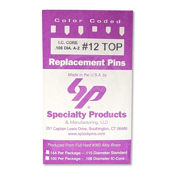 IC Core A2 #12 Master Pin 100PK For Cheap